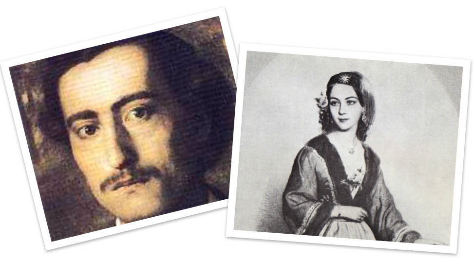 Branko Radičević i Mina Karadžić