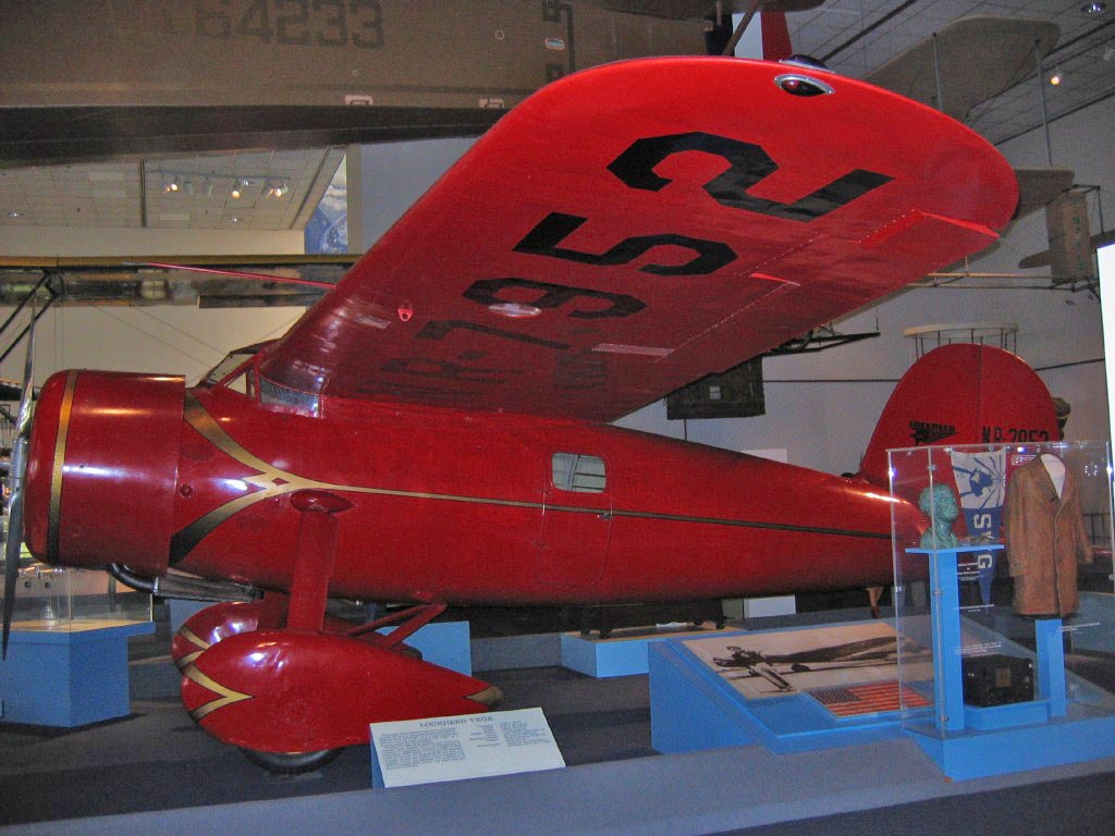 Lockheed Vega 5B kojim je Emilija preletela Atlantik
