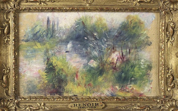 Renoarova slika “Paysage Bords de Seine” foto: Reuters