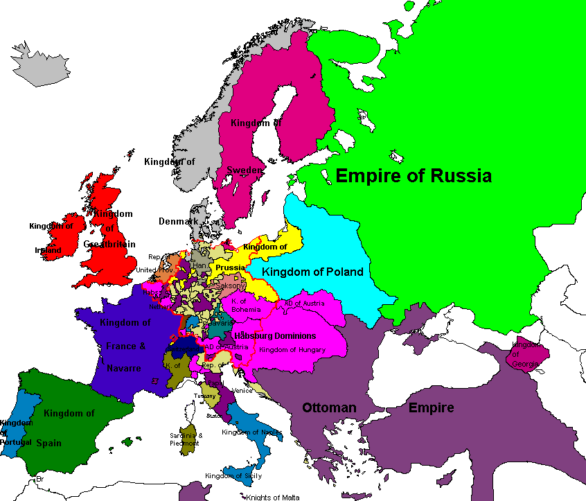 Habzburška Monarhija u Evropi 1772. godine